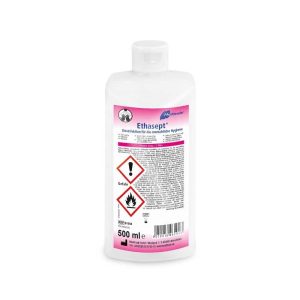 Ethasept® Händedesinfektion - alkoholisch, parfüm- & farbstofffrei, 500 ml Inhalt: 0,5 l